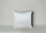 light grey luxury throw pillow