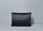charcoal gray luxury pillow