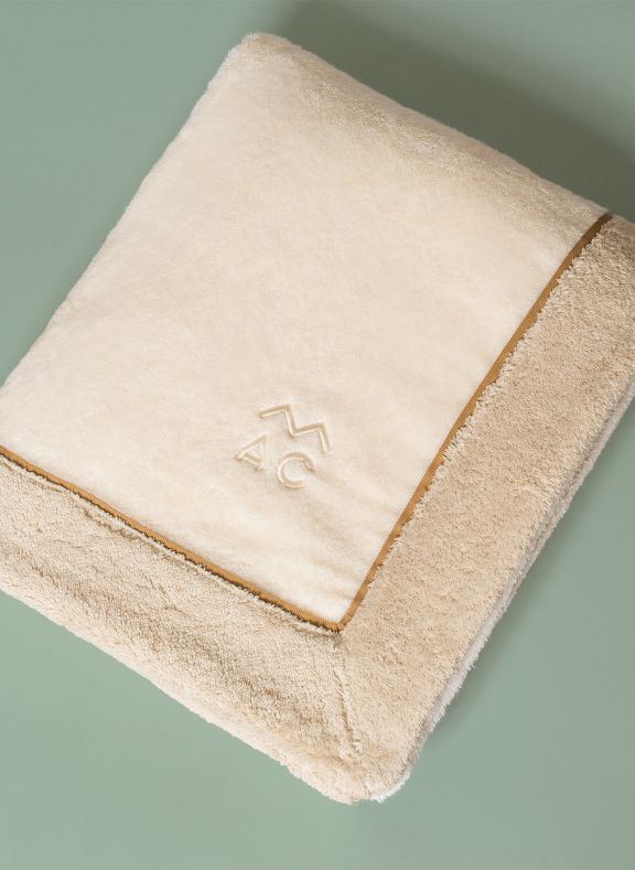 beige custom luxury bath linen