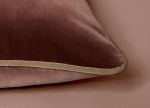 velvet luxury pillow detail