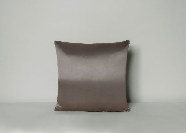 slate gray luxury throw pillow