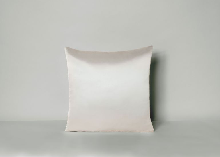 ivory silk designer throw pillow