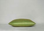green luxury throw cushion