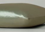 moss silk designer throw pillow