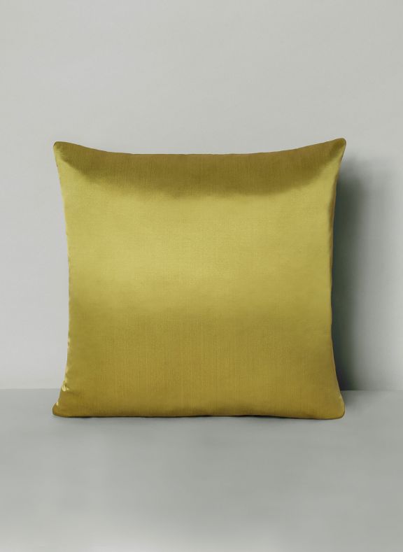warm green luxury throw pillow