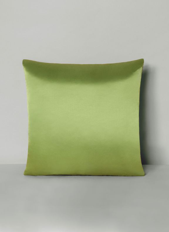 lime green luxury pillow