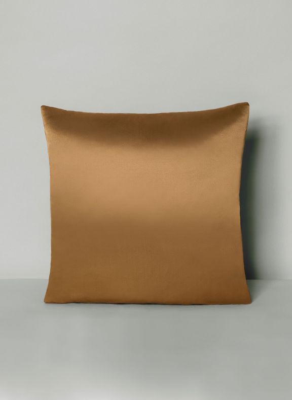 bronze silk designer throw cushion