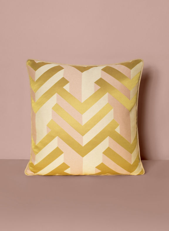 geometric luxury pillow