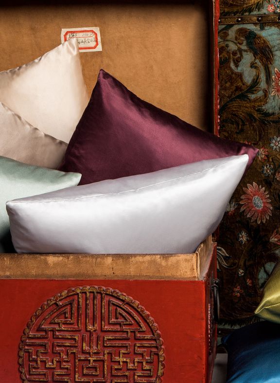 silk designer throw cushion collection