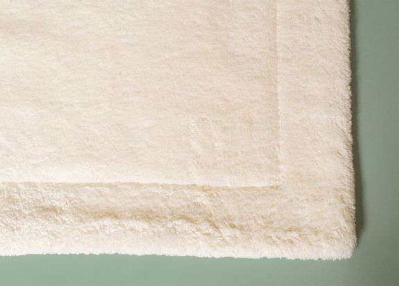 beige designer bath mat