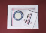 checkers luxury table linens