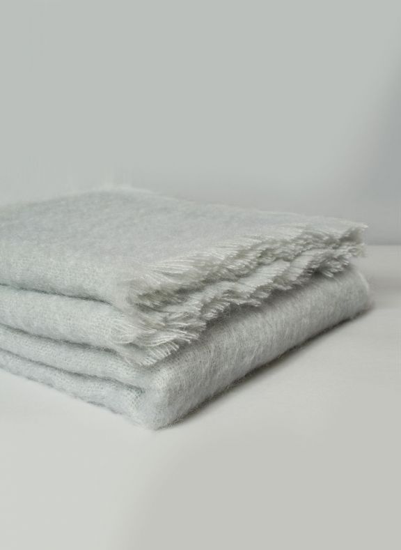 grey designer throw blanket