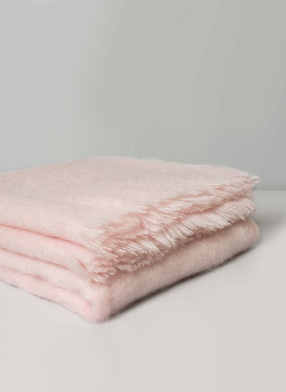 pink designer throw blanket