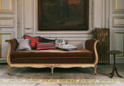 Cushions from the Pléiade collection on a sofa